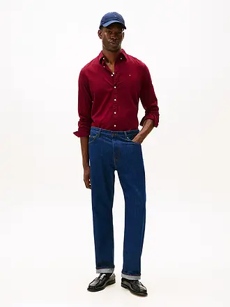 TOMMY HILFIGER | Hemd Regular Fit | dunkelrot